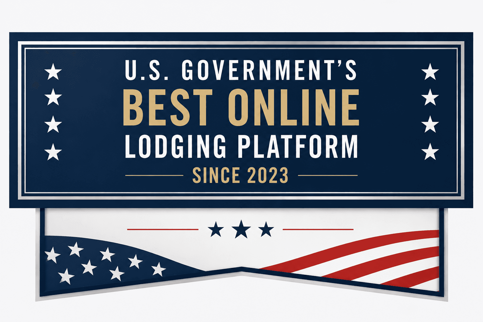 U.S. Government's Best Online Lodging Platform since 2023