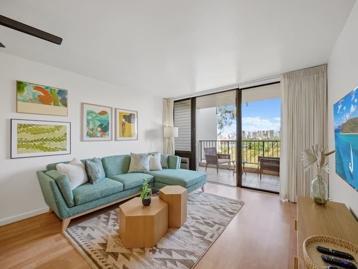Cityscape Condo Near Hickam AFB | 2BR Retreat with Pool & Island Views