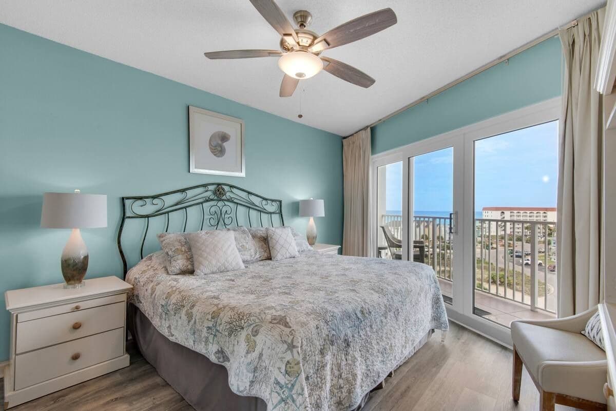 Beachfront 2BR Condo Eglin AFB - Balcony, Gulf Views