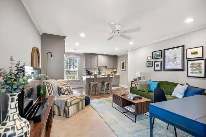 Modern 1BR Guest House Near Little Rock AFB in Historic Heights