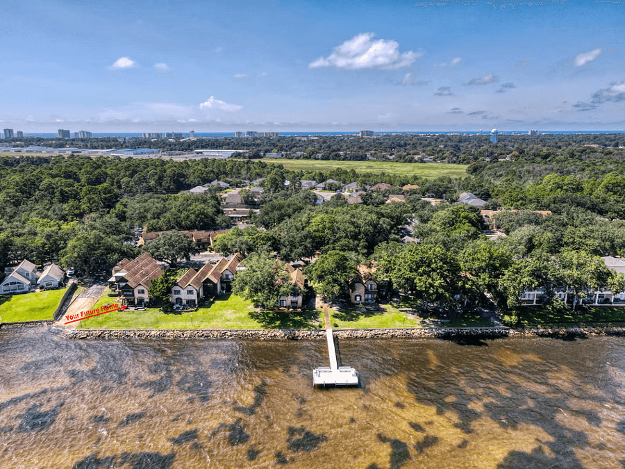 Waterfront Bay Views | 3BR Townhome Near Hurlburt AFB