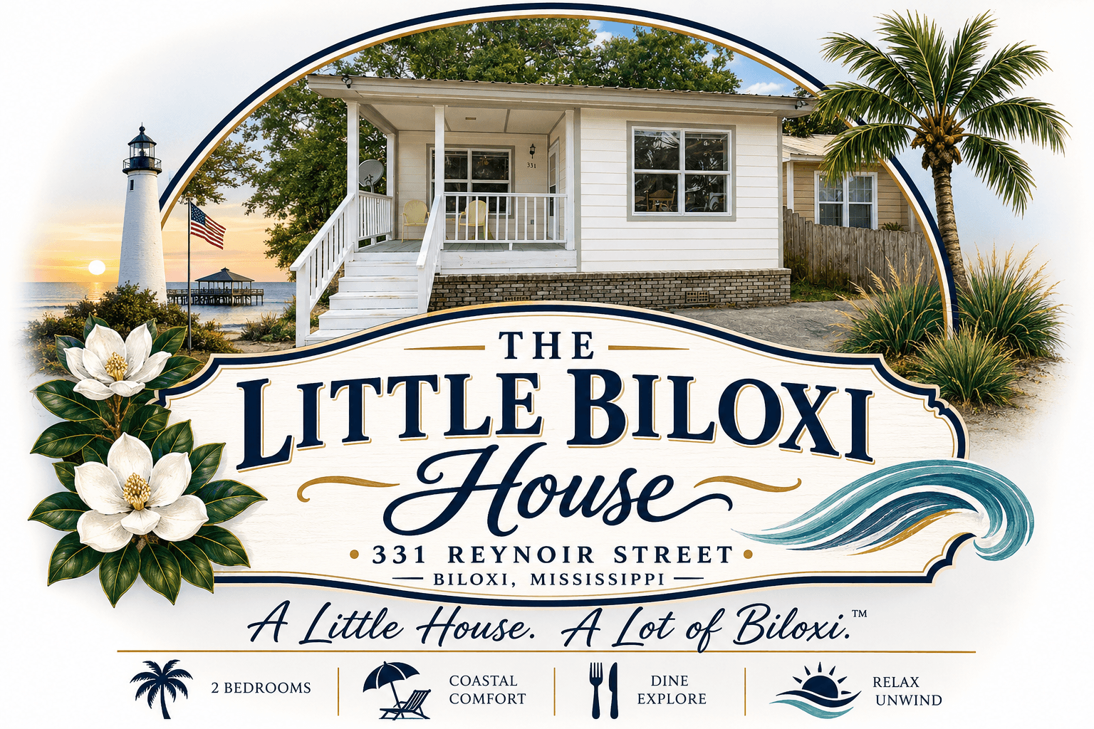 The Little Biloxi House: Spacious 2BR 3/4 Mile to KAFB
